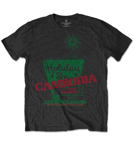 Dead Kennedys: Holiday in Cambodia - Charcoal Grey T-Shirt