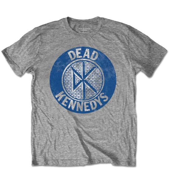 Dead Kennedys: Vintage Circle - Grey T-Shirt