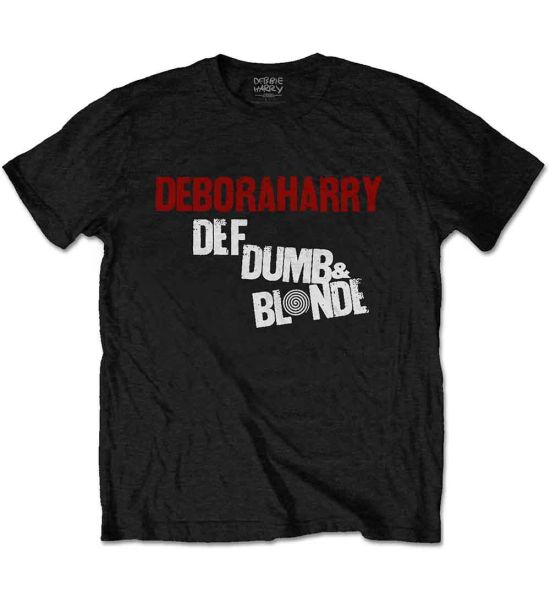 Debbie Harry: Def, Dumb & Blonde - Black T-Shirt