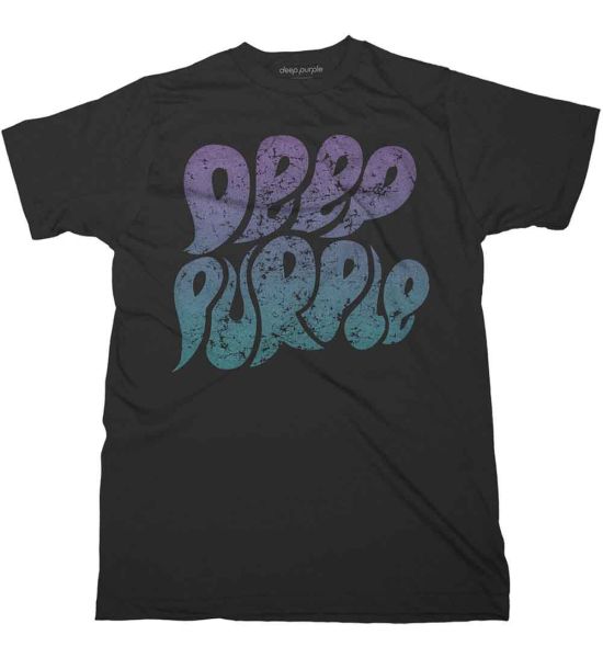 Deep Purple: Bubble Logo - Black T-Shirt