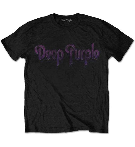 Deep Purple: Vintage Logo - Black T-Shirt