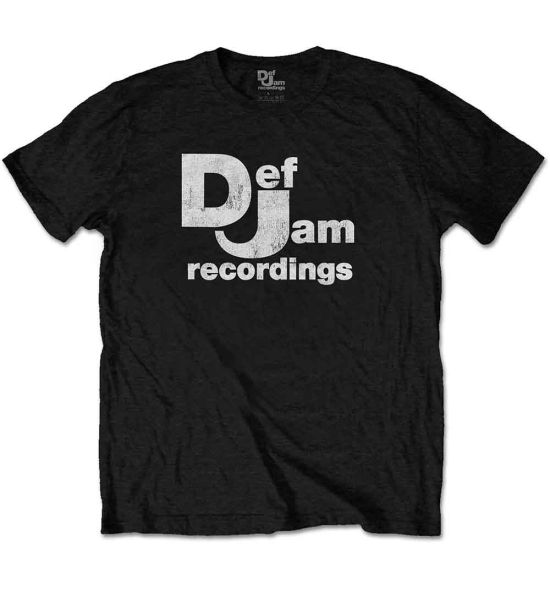 Def Jam Recordings: Classic Logo - Black T-Shirt