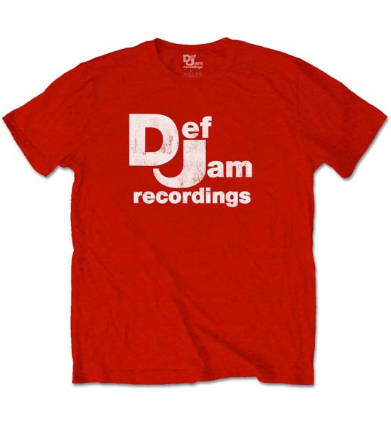 Def Jam Recordings: Classic Logo - Red T-Shirt