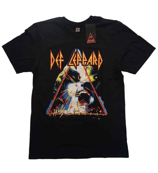 Def Leppard: Hysteria - Black T-Shirt