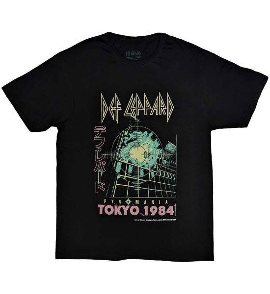 Def Leppard: Tokyo - Black T-Shirt