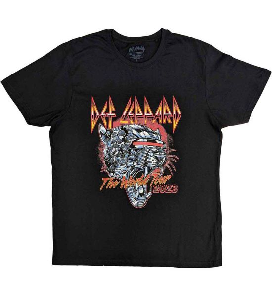 Def Leppard: Tour 2023 - Black T-Shirt