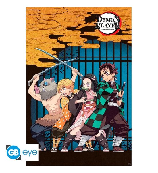 Demon Slayer: Group Poster (91.5x61cm) Preorder