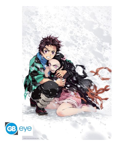 Demon Slayer: Tanjiro & Nezuko Snow Poster (91.5x61cm) Preorder