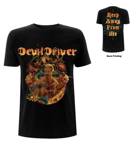 DevilDriver: Keep Away from Me (Back Print) - Black T-Shirt