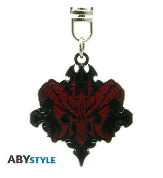 Diablo: Logo Metal Keychain Preorder