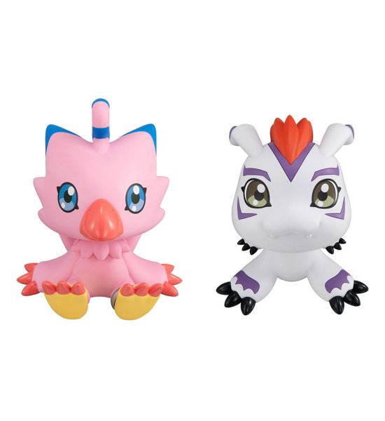 Digimon Adventure: Piyomon & Gomamon Look Up PVC Statues (11cm) (with gift) Preorder