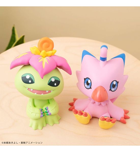 Digimon Adventure: Tentomon & Palmon Look Up PVC Statues (11cm) (with gift) Preorder