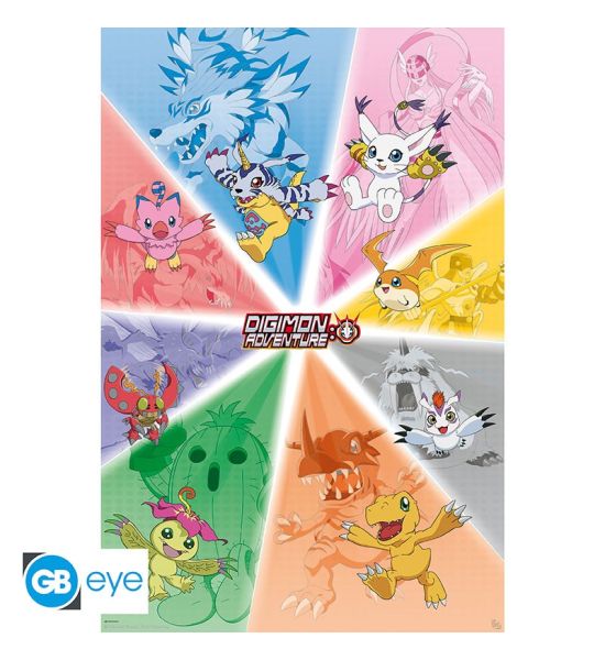 Digimon: Digimon Group Poster (91.5x61cm) Preorder