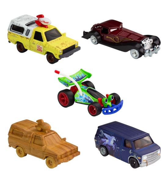 Disney 100th Anniversary: Hot Wheels Premium Diecast Vehicles 1/43 5-Pack