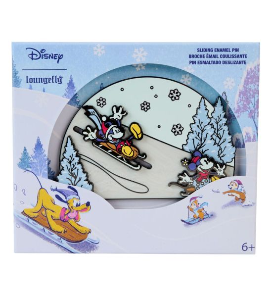 Disney por Loungefly: Mickey y sus amigos - Pines esmaltados de Winter Wonderland Edición limitada (8 cm) Pedido anticipado