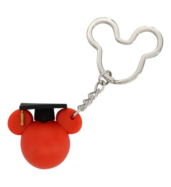 Disney: Mickey Graduation Ball Keychain (Red) Preorder