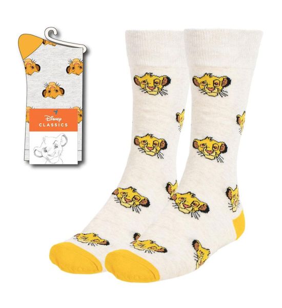 Disney: Simba's Face Socks (36-43) Preorder