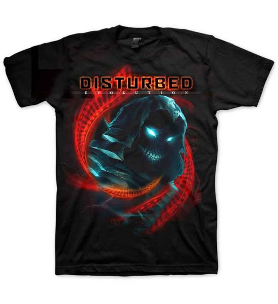 Disturbed: DNA Swirl - Black T-Shirt