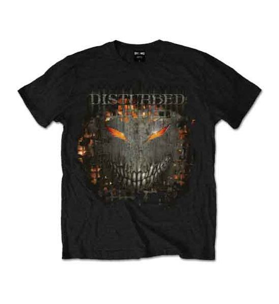 Disturbed: Fire Behind - Black T-Shirt