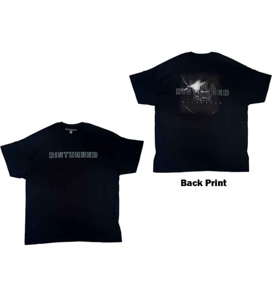 Disturbed: I Am A Disturbed One (Back Print) - Black T-Shirt