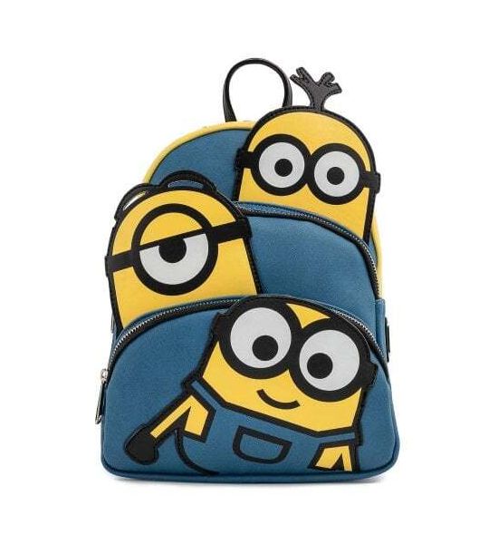 Loungefly Minions: Triple Minion Bello Mini Backpack