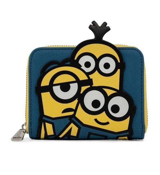 Loungefly Minions: Triple Minion Bello Zip Around Purse