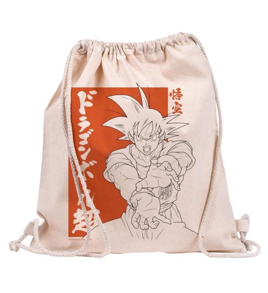 Dragon Ball: Goku Draw String Canvas Eco Bag Preorder