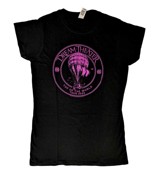 Dream Theater: Hot Air Balloon TOTW Tour 2022 - Ladies Black T-Shirt