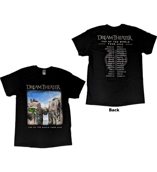 Dream Theater: TOTW Cover Art Tour 2022 (Back Print) - Black T-Shirt