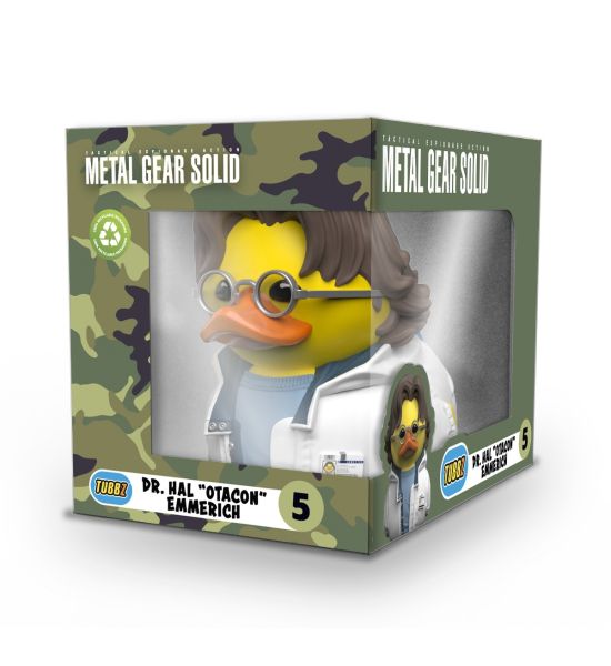 Metal Gear Solid: Dr Hal Otacon Emmerich Tubbz Rubber Duck Collectible (Boxed Edition) Preorder