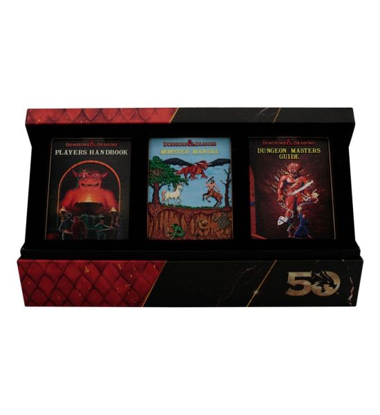 Dungeons & Dragons: 50th Anniversary 1st Edition Book Cover Ingot Set Preorder