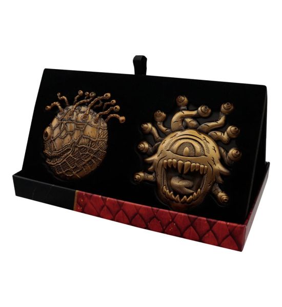 Dungeons & Dragons: 50th Anniversary Beholder Twin Medallion Set Preorder