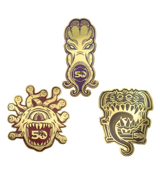 Dungeons & Dragons: 50th Anniversary Pin Badge Set Preorder