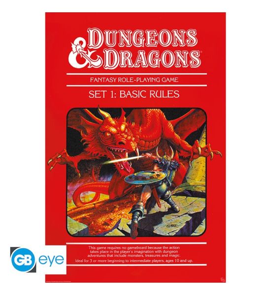 Dungeons & Dragons: Basic Rules Poster (91.5x61cm) Preorder