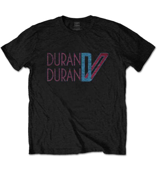 Duran Duran: Double D Logo - Black T-Shirt