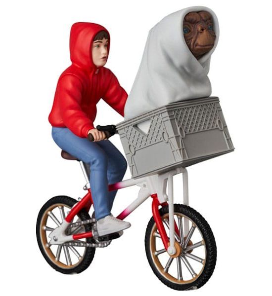 E.T. the Extra-Terrestrial: E.T. & Elliot Bicycle UDF Series Mini Figure (9cm) Preorder