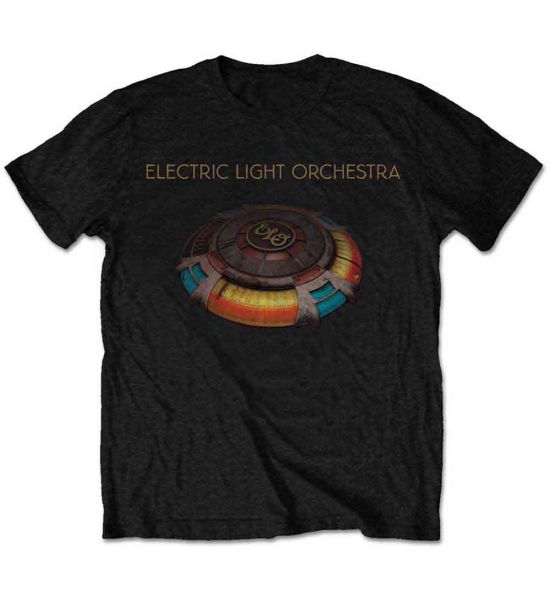 ELO: Mr Blue Sky Album - Black T-Shirt