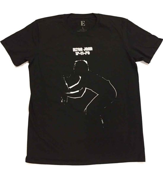 Elton John: 17.11.70 Album - Black T-Shirt