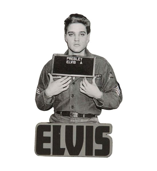 Elvis: Enlistment Photo Funky Chunky Magnet Preorder