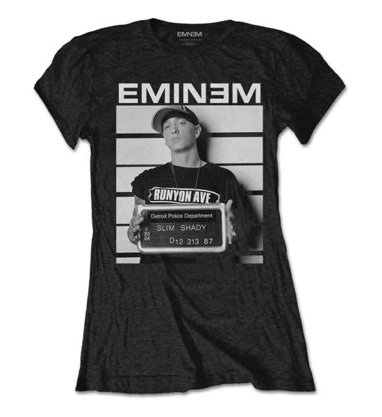 Eminem: Arrest - Ladies Black T-Shirt