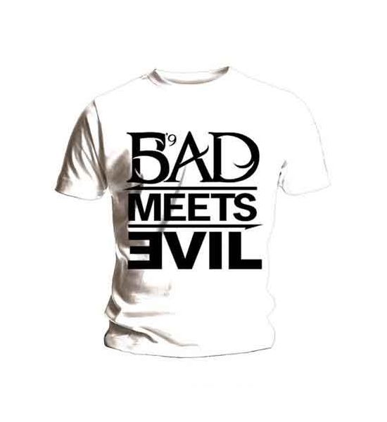 Eminem: Bad Meets Evil - White T-Shirt