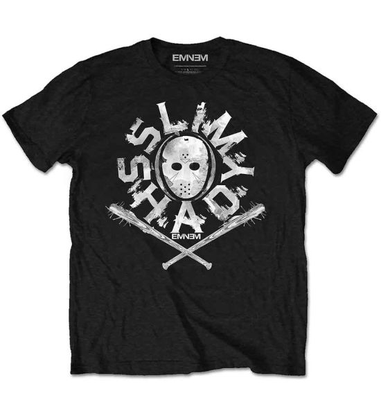 Eminem: Shady Mask - Black T-Shirt