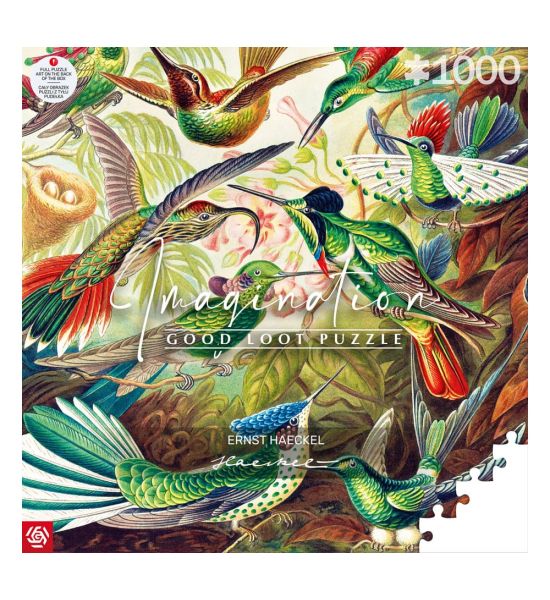 Ernst Haeckel: Hummingbirds/Kolibry Imagination Puzzle (1000 pieces) Preorder