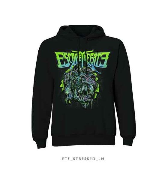 Escape The Fate: Stressed - Black Pullover Hoodie