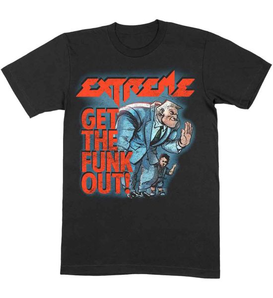 Extreme: Get the Funk Out Bouncer - Black T-Shirt