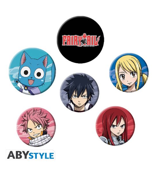 Fairy Tail: Characters Badge Pack