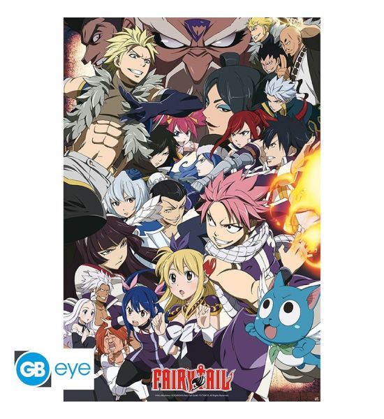 Fairy Tail: Fairy Tail VS other guilds Poster (91.5x61cm) Preorder