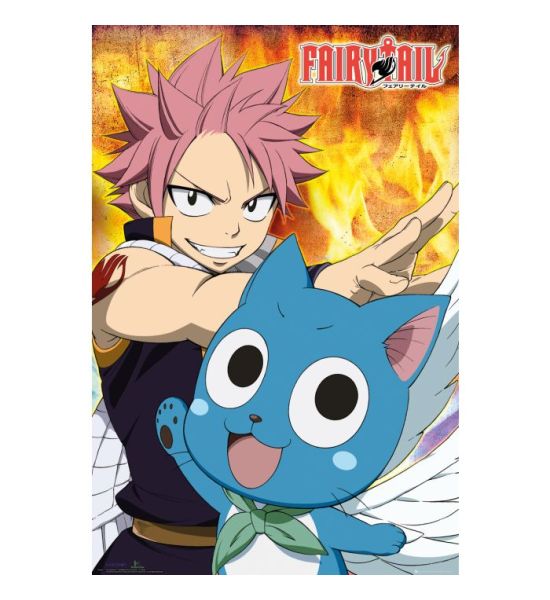 Fairy Tail: Natsu & Happy Maxi Poster (91.5x61cm) Preorder