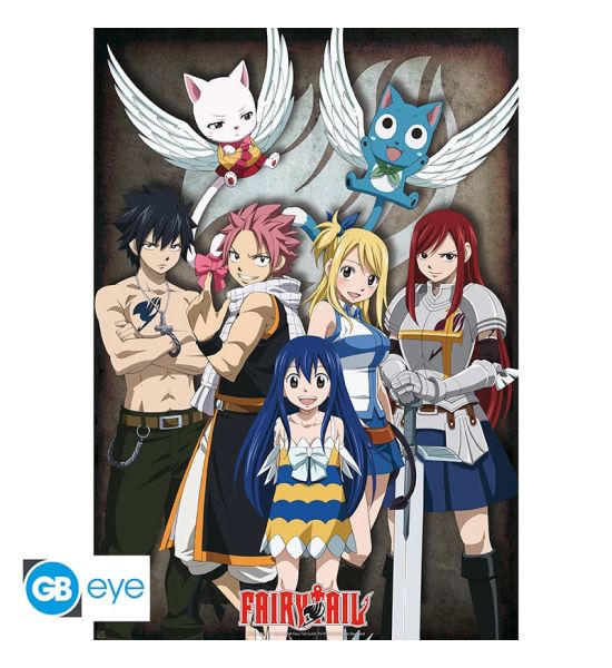 Fairy Tail: Poster Maxi 91,5x61Groupe Poster (91.5x61cm) Preorder