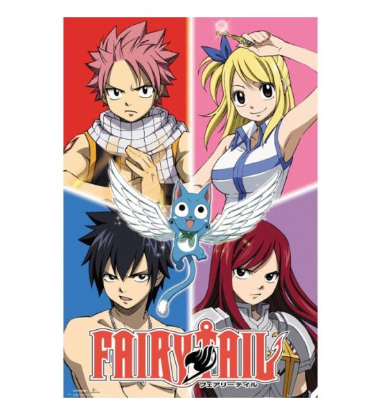 Fairy Tail: Quad Maxi Poster Maxi 91.5x61 Preorder